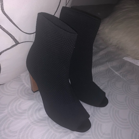 Modern thick material comfy open toe heels - Picture 2 of 3